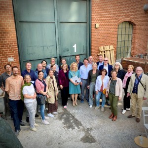 Kulturausschuss aus Düsseldorf in der Bildhauerwerkstatt